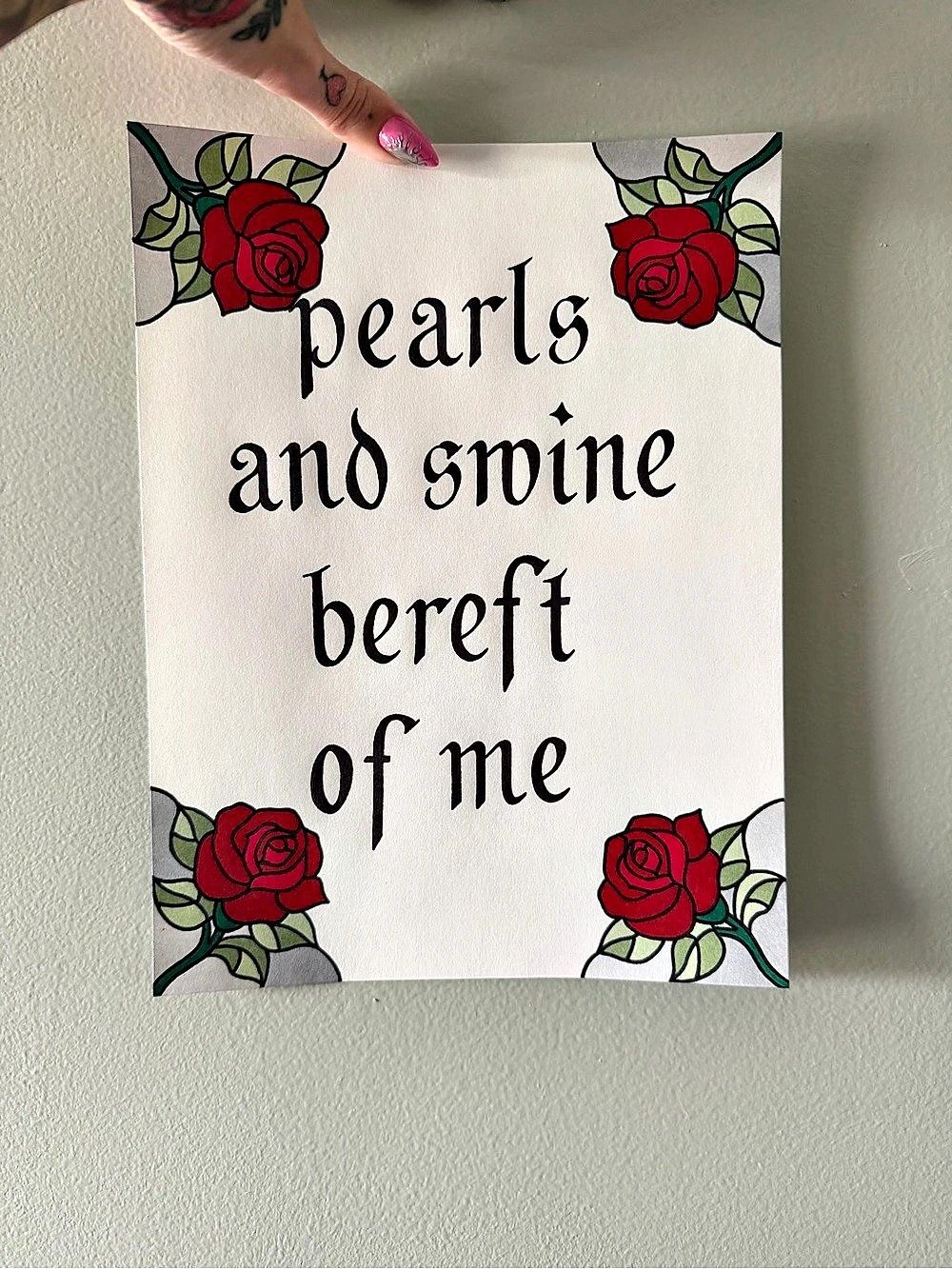 Audioslave Lyrics Inspired Original Art